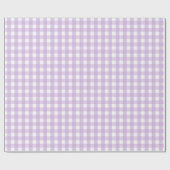 Papier Cadeau Pastel Purple En vichy Motif (Plat)