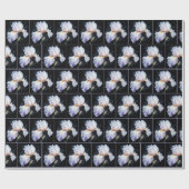 Papier Cadeau Pastel Purple Iris Blossom (Plat)