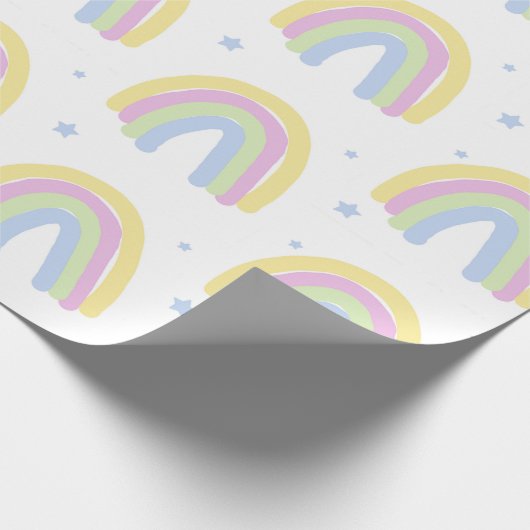 Papier Cadeau Pastel Rainbow (Coin)