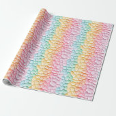Papier Cadeau Pastel Rainbow (Déroulé)