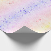 Papier Cadeau Pastel Rainbow Dragonfly Motif Boho (Coin)