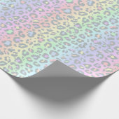 Papier Cadeau Pastel Rainbow Empreinte de léopard (Coin)
