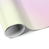 Papier Cadeau Pastel Rainbow Gradient (Coin rond)
