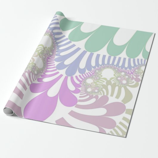 Papier Cadeau Pastel Rainbow Mod (Déroulé)