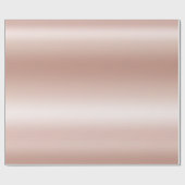 Papier Cadeau Pastel Rose Gold Foil Ombre (Plat)
