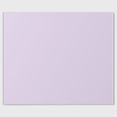 Papier Cadeau Pastel Soft Lilac couleur solide | Classic Elegant (Plat)