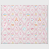 Papier Cadeau Pastel Sweet Holiday Treats (Plat)