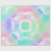 Papier Cadeau Pastel Tie Dye (Plat)