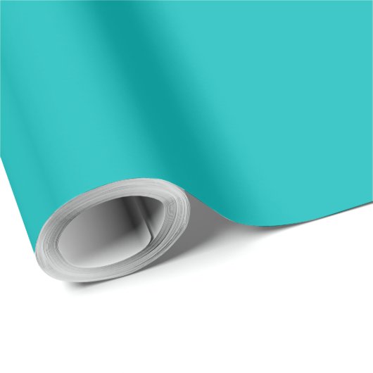 Papier Cadeau Pastel Turquoise (Coin rond)