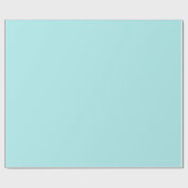 Papier Cadeau Pastel Turquoise couleur solide | Classic Elegant (Plat)