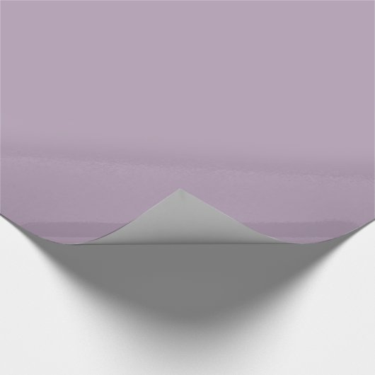 Papier Cadeau Pastel violet couleur solide brillant ou mat (Coin)