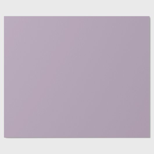 Papier Cadeau Pastel violet couleur solide brillant ou mat (Plat)