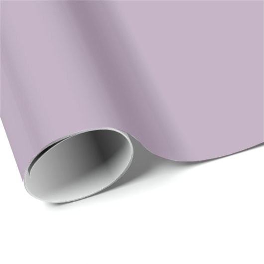 Papier Cadeau Pastel violet couleur solide brillant ou mat (Coin rond)