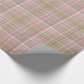 Papier Cadeau Pastels Chocolat Plaid Papier Enveloppant 26 Cadea (Coin)