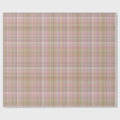 Papier Cadeau Pastels Chocolat Plaid Papier Enveloppant 26 Cadea (Plat)