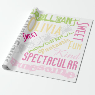 Papier Cadeau Pastels mous personnalisés impressionnants chaque