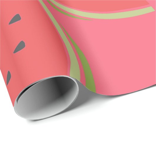 Papier Cadeau pastèque (Coin rond)