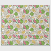 Papier Cadeau Pastèque (Plat)