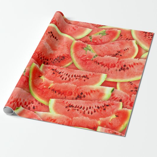 Papier Cadeau pastèque (Déroulé)