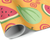 Papier Cadeau Pastèque (Coin rond)