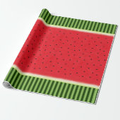 Papier Cadeau Pastèque à croûte (1) (Déroulé)