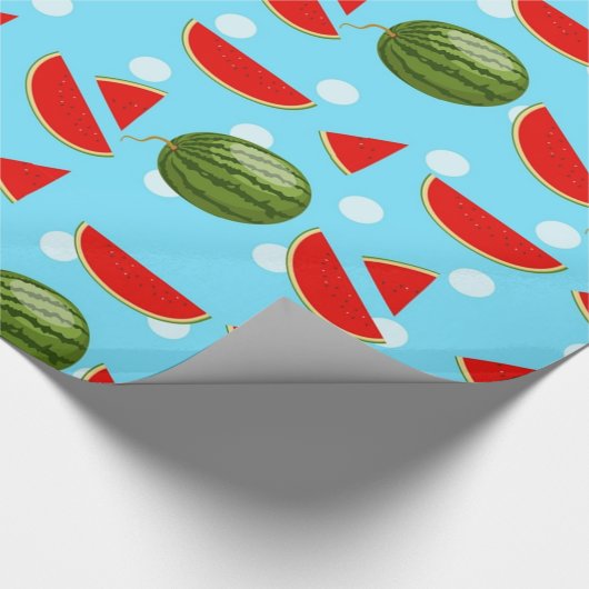 Papier Cadeau Pastèque avec tranche (Coin)