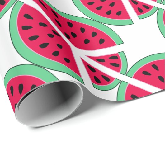 Papier Cadeau Pastèque de la paix (Coin rond)