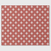 Papier Cadeau Pastèque Fleur de Lys Cottage Sud (Plat)