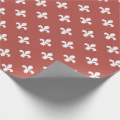 Papier Cadeau Pastèque Fleur de Lys Cottage Sud (Coin)