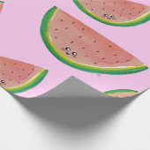 Papier Cadeau Pastèque Kawaii (Coin)