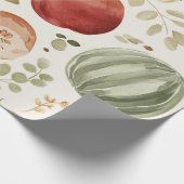 Papier Cadeau Pastèque Mignon Coloré Rose Vert (Coin)
