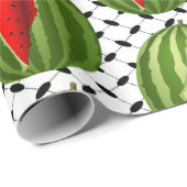 Papier Cadeau Pastèque Palestine - Slice (Coin rond)