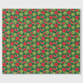Papier Cadeau 🍉Pastèque 🍉pickleball (Plat)