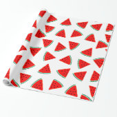 Papier Cadeau pastèque triangle (Déroulé)