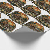 Papier Cadeau Patch brodé extérieur Build More Beaver (Coin)
