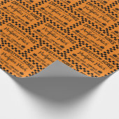 PAPIER CADEAU PATCH CITROUILLE CRESTVIEW ACRES (Coin)