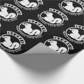 Papier Cadeau Patch d'écureuil secret pour protéger vos noix (Coin)