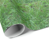 Papier Cadeau Patch d'herbe (Coin rond)