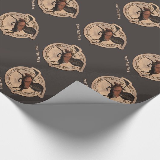 Papier Cadeau Patch Flying Moose Aviation (Coin)