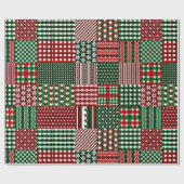 Papier Cadeau patchwork coloré (Plat)