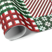 Papier Cadeau patchwork coloré (Coin rond)