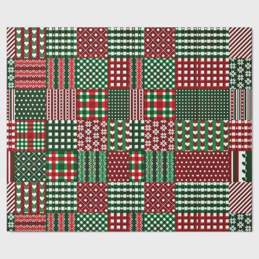 Papier Cadeau patchwork coloré (Couture)