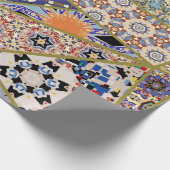 Papier Cadeau patchwork de carreaux d'origine espagnole Abstrait (Coin)