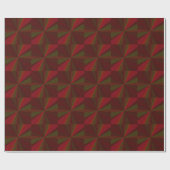 Papier Cadeau Patchwork de dégradé circulaire rouge à vert (Plat)