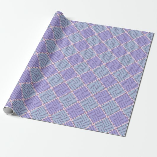 Papier Cadeau Patchwork de Maze (Déroulé)