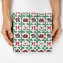 Patchwork de Noël au houx héritage