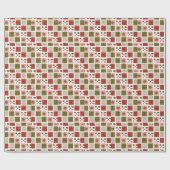 Papier Cadeau Patchwork de pastèque (Plat)