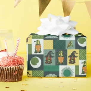 Papier Cadeau Patchwork en bloc (Nébuleuse cosmique)