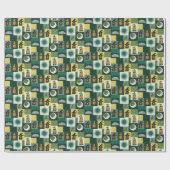 Papier Cadeau Patchwork en bloc (Nébuleuse cosmique) (Plat)
