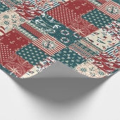 Papier Cadeau Patchwork nautique (Coin)